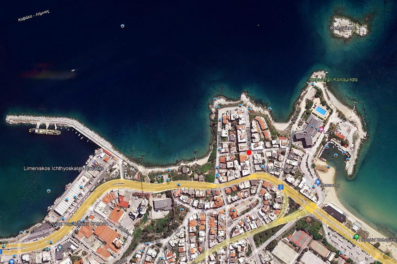 Urban Kalamitsa Beach Appartment Kavala Buitenkant foto
